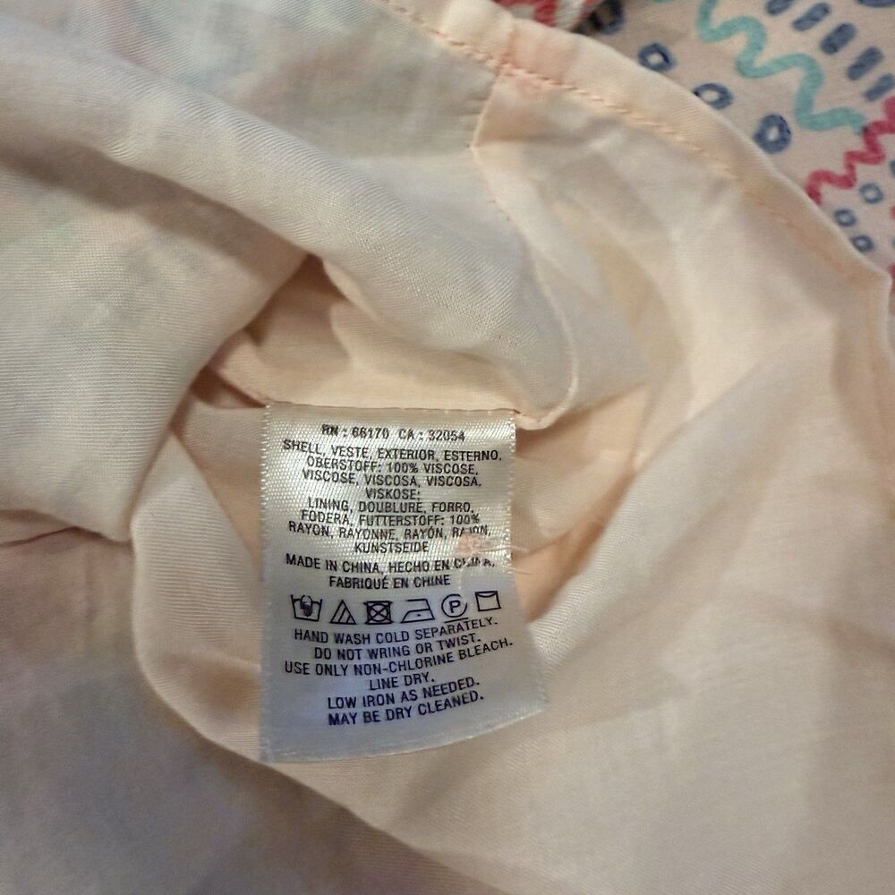 Anthropologie Maeve Siya Kimono Mini Dress Size 4 Multicolored Floral - Picture 3 of 15